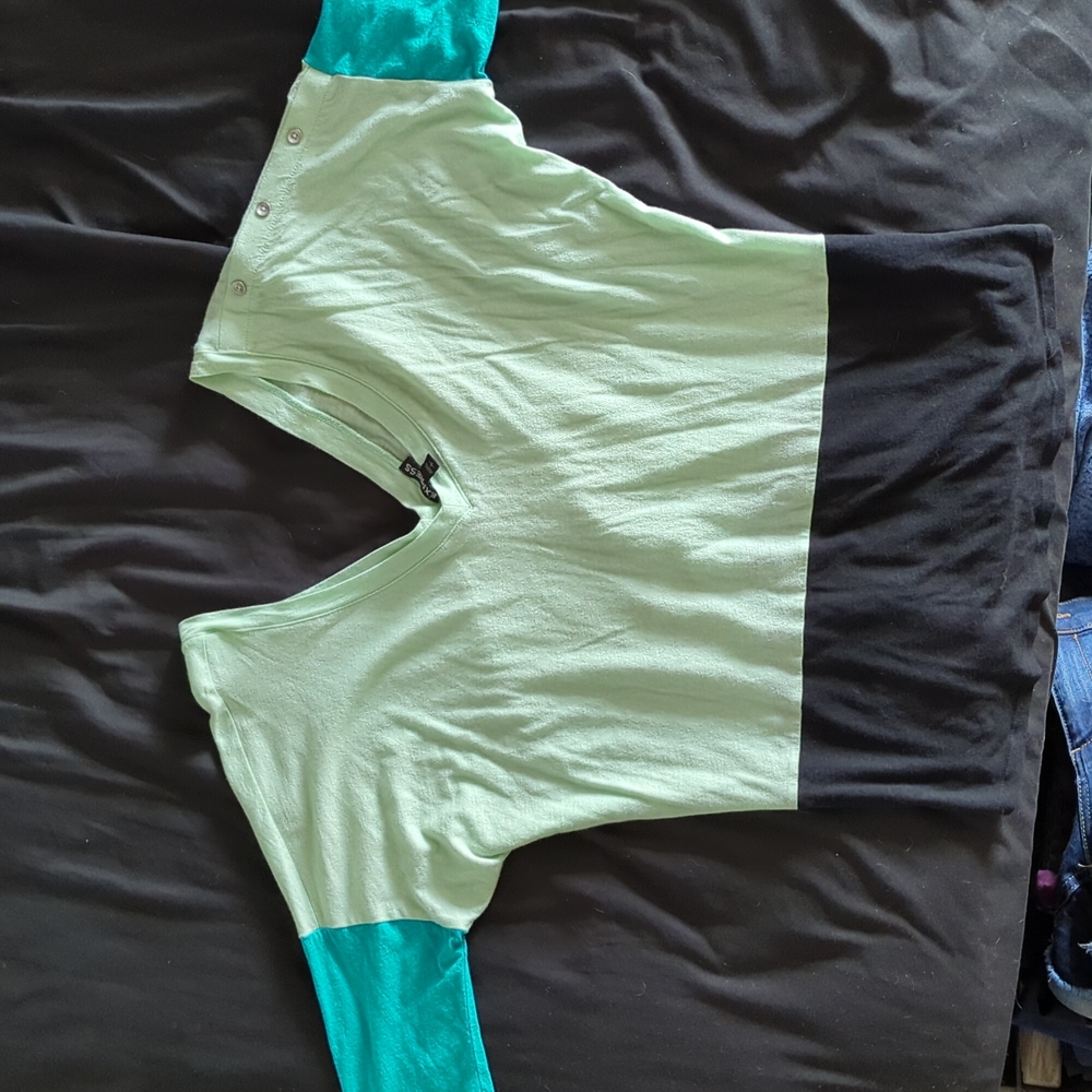 Express color block shirt